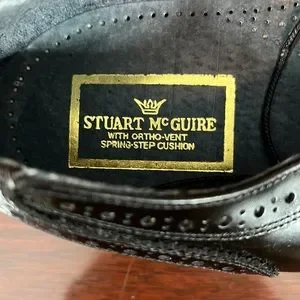 Vintage Stuart McGuire Biltrite Black Wingtip Men’s Dress Shoes NEVER WORN Stuart Mcguire | Shoes | Vintage Stuart Mcguire Biltrite  main image 2